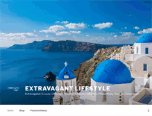 Tablet Screenshot of extravagantlifestyle.com